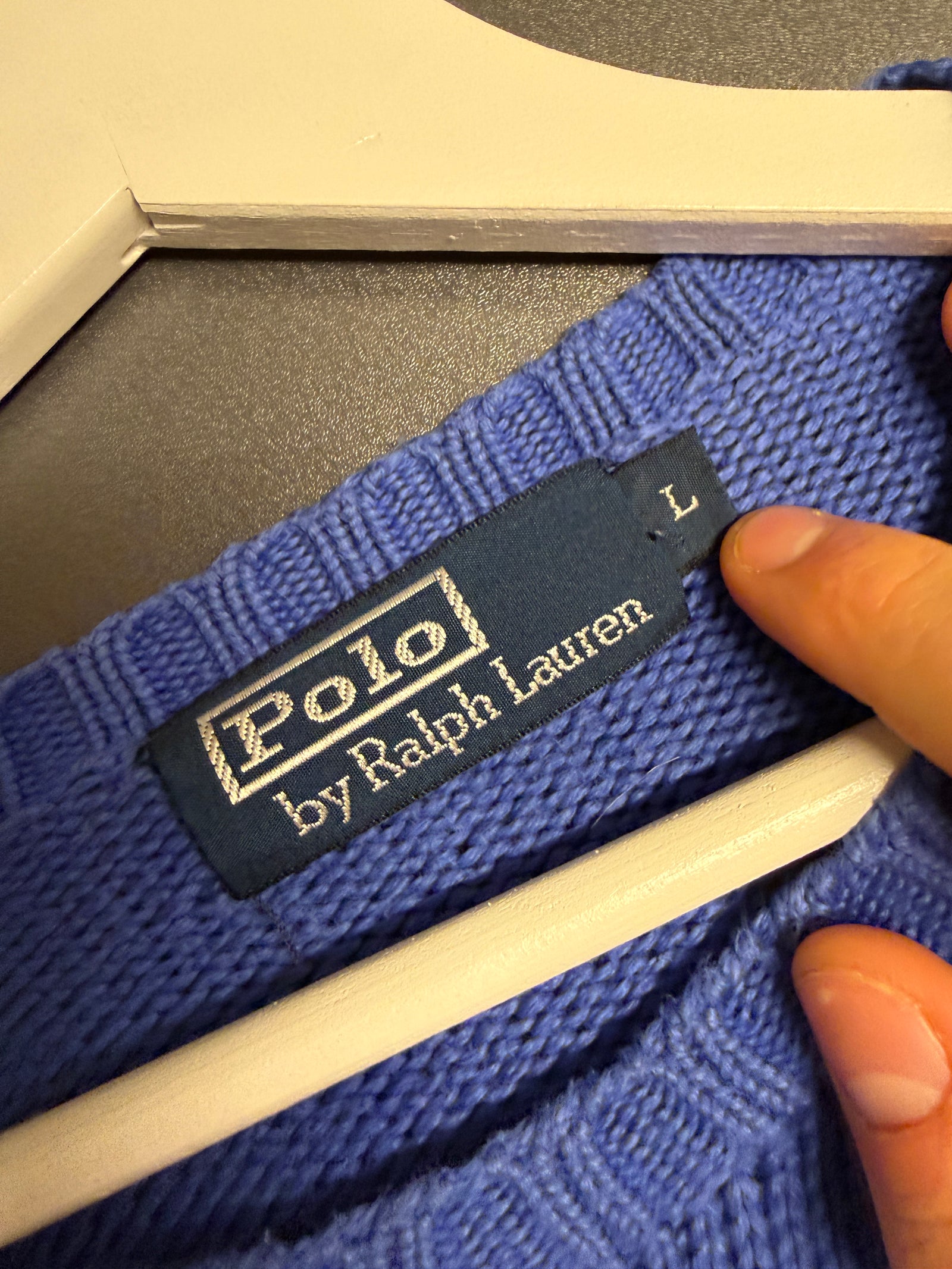 Ralph Lauren trui met ronde hals - L
