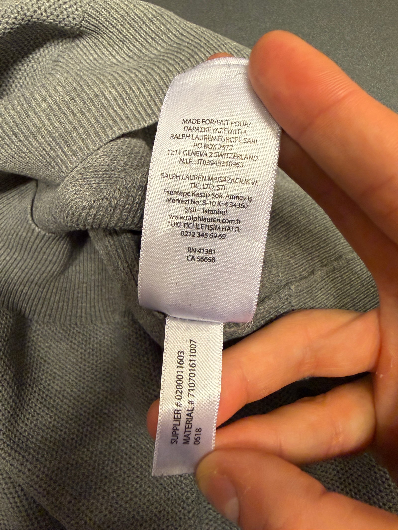 Ralph Lauren quarter zip - XXL