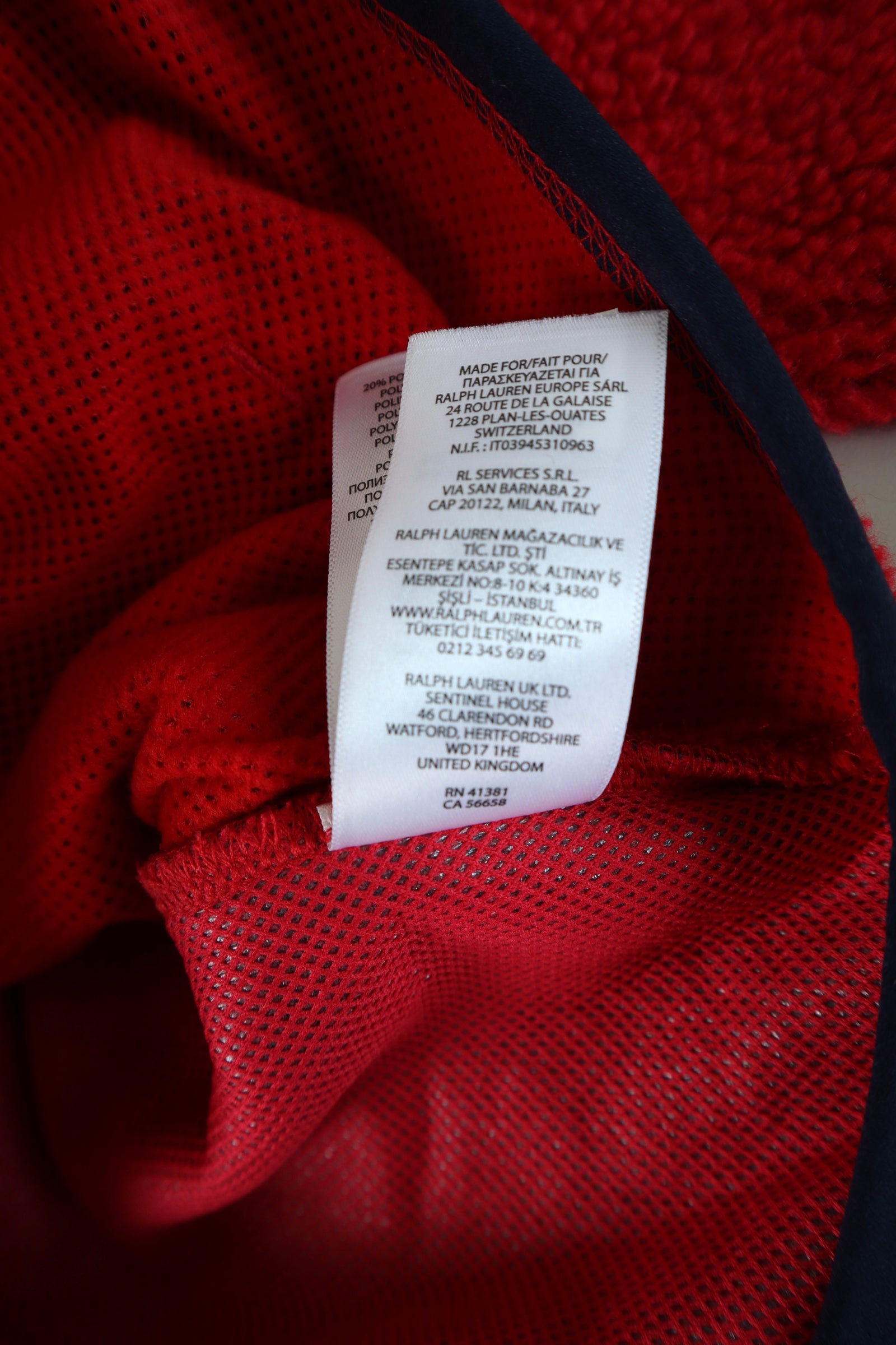 Ralph Lauren teddy jas - XS