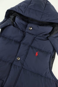 Ralph Lauren bodywarmer met capuchon - Kindermaat M