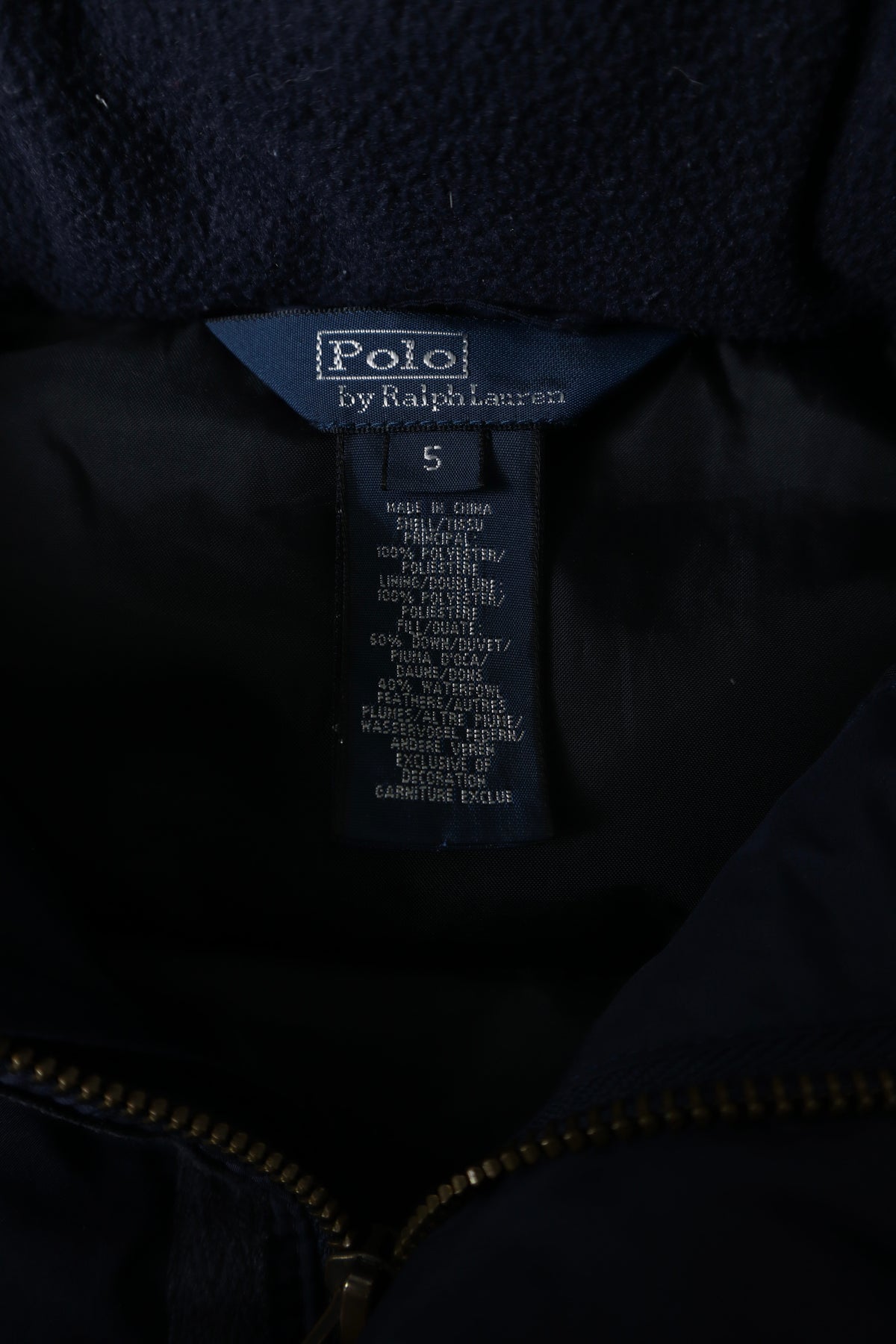 Ralph Lauren bodywarmer met capuchon - Kindermaat M