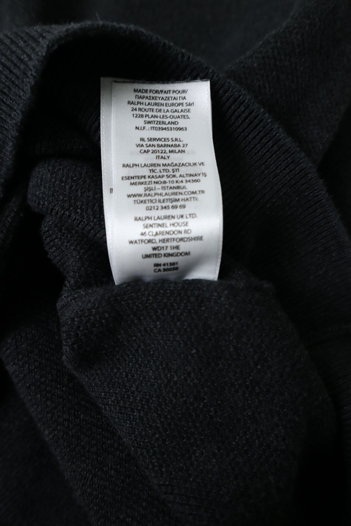 Ralph Lauren trui met kwart rits - XS