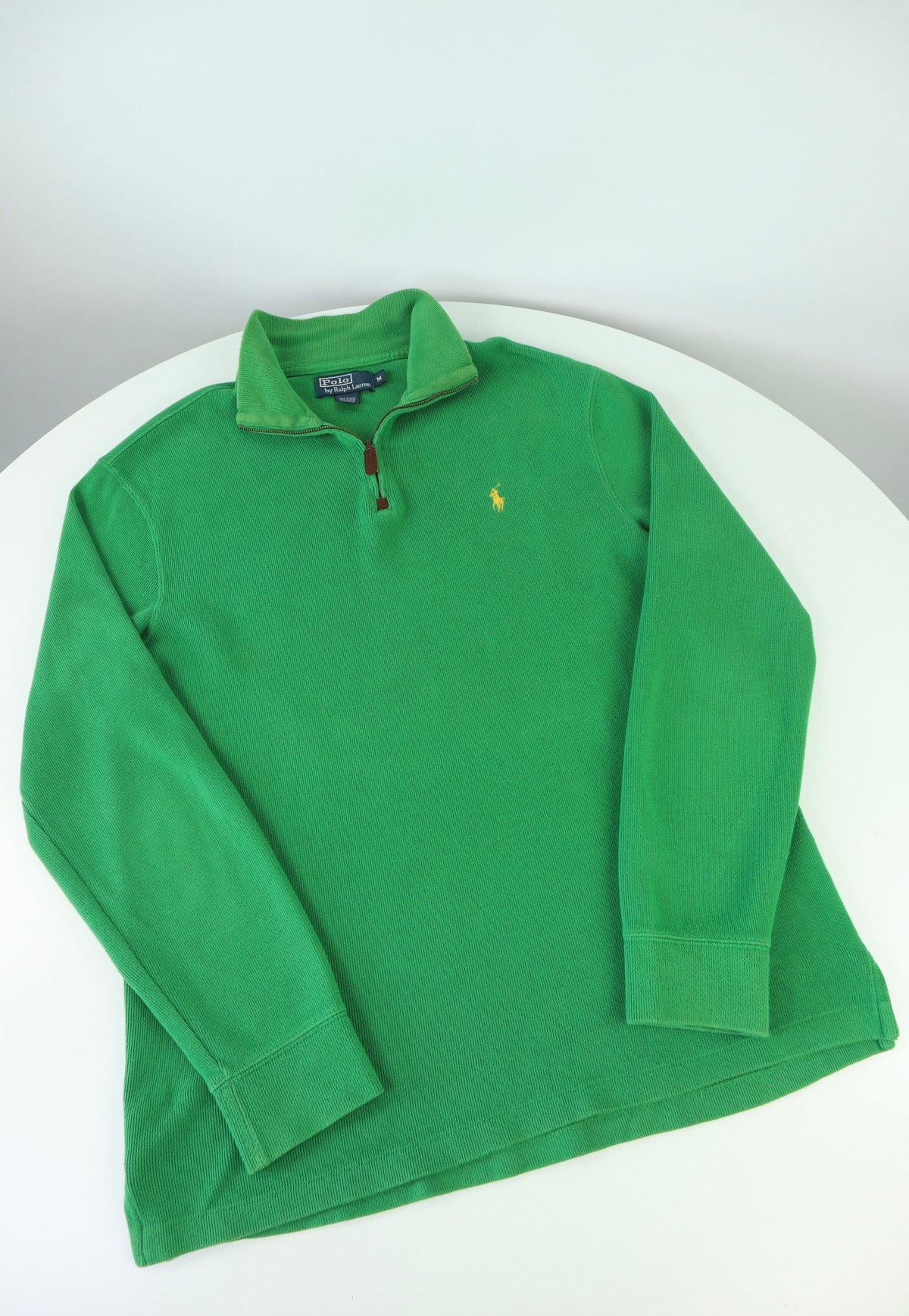 Ralph Lauren trui met kwart rits - M