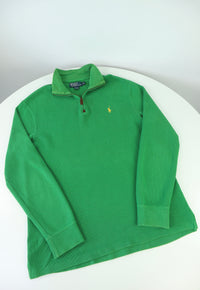 Ralph Lauren trui met kwart rits - M