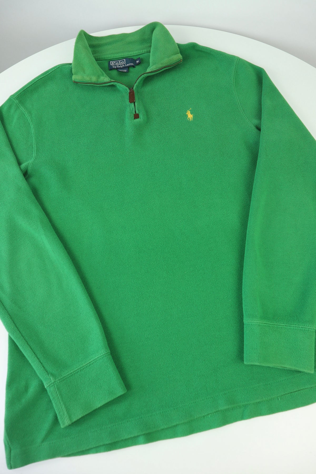 Ralph Lauren trui met kwart rits - M