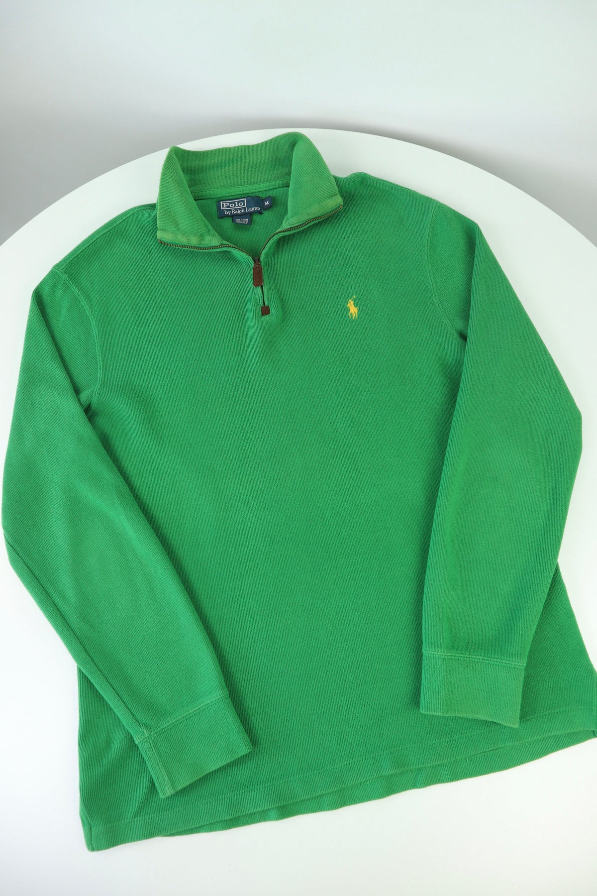 Ralph Lauren trui met kwart rits - M
