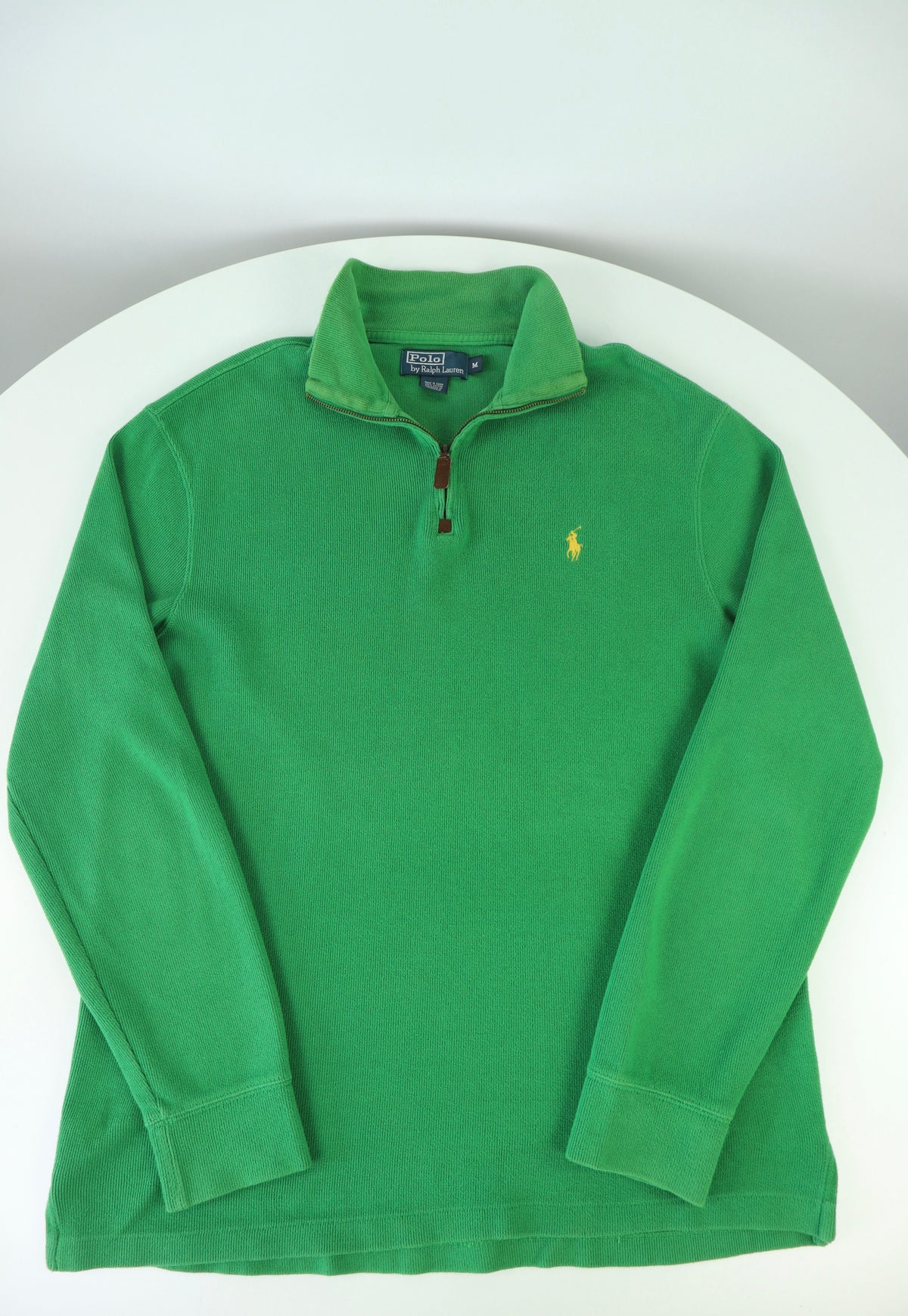 Ralph Lauren trui met kwart rits - M