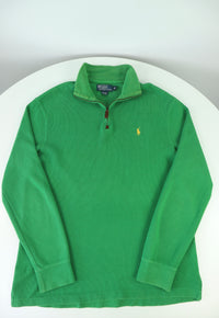 Ralph Lauren trui met kwart rits - M