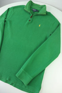 Ralph Lauren trui met kwart rits - M