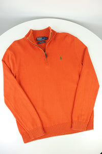 Ralph Lauren trui met kwart rits - M