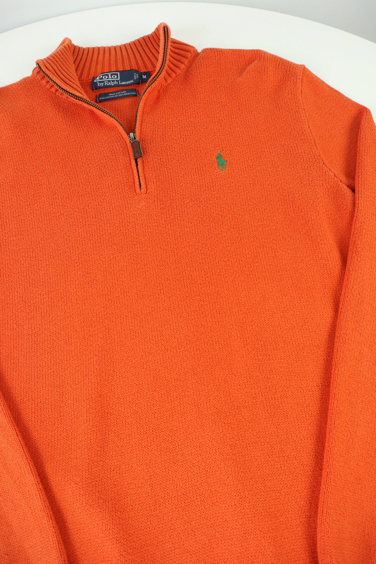 Ralph Lauren trui met kwart rits - M