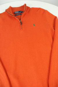 Ralph Lauren trui met kwart rits - M