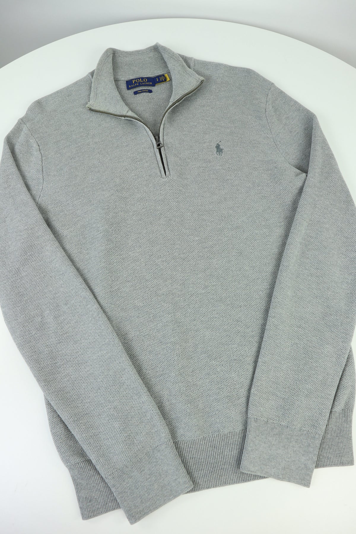 Ralph Lauren trui met kwart rits - S