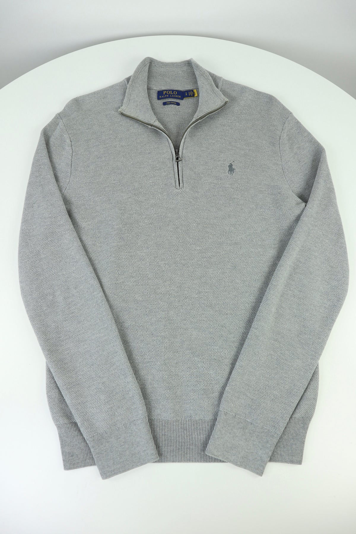 Ralph Lauren trui met kwart rits - S