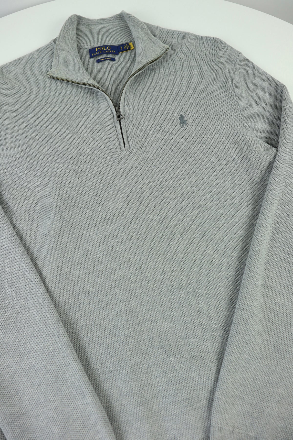 Ralph Lauren trui met kwart rits - S