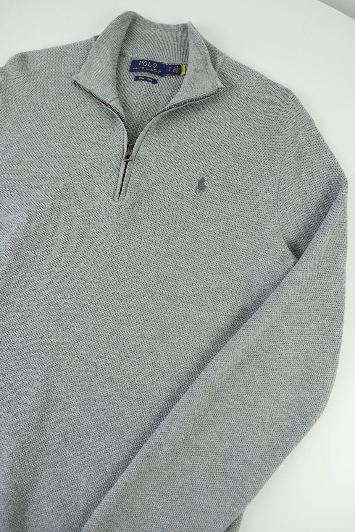 Ralph Lauren trui met kwart rits - S