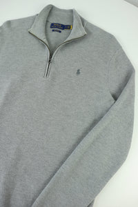 Ralph Lauren trui met kwart rits - S