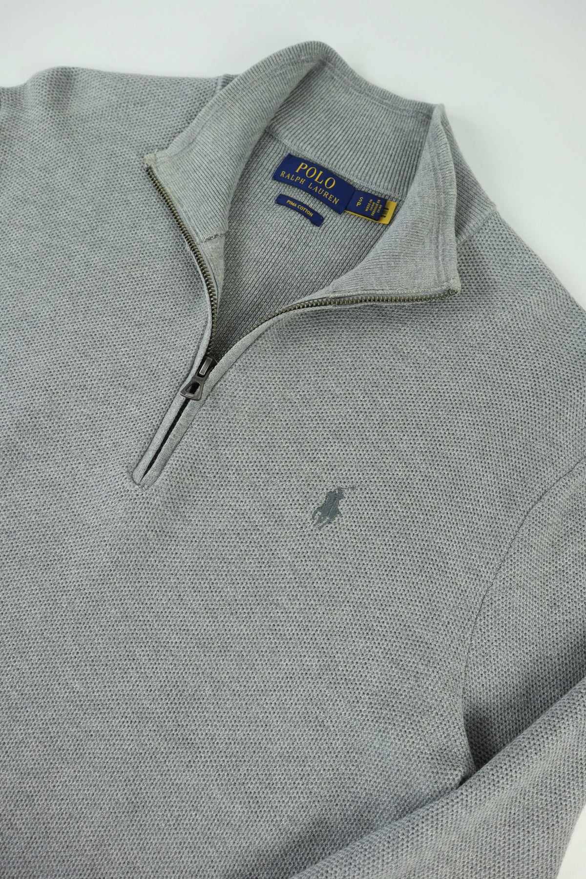 Ralph Lauren trui met kwart rits - S