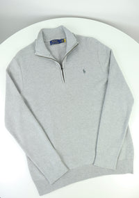 Ralph Lauren trui met kwart rits - L
