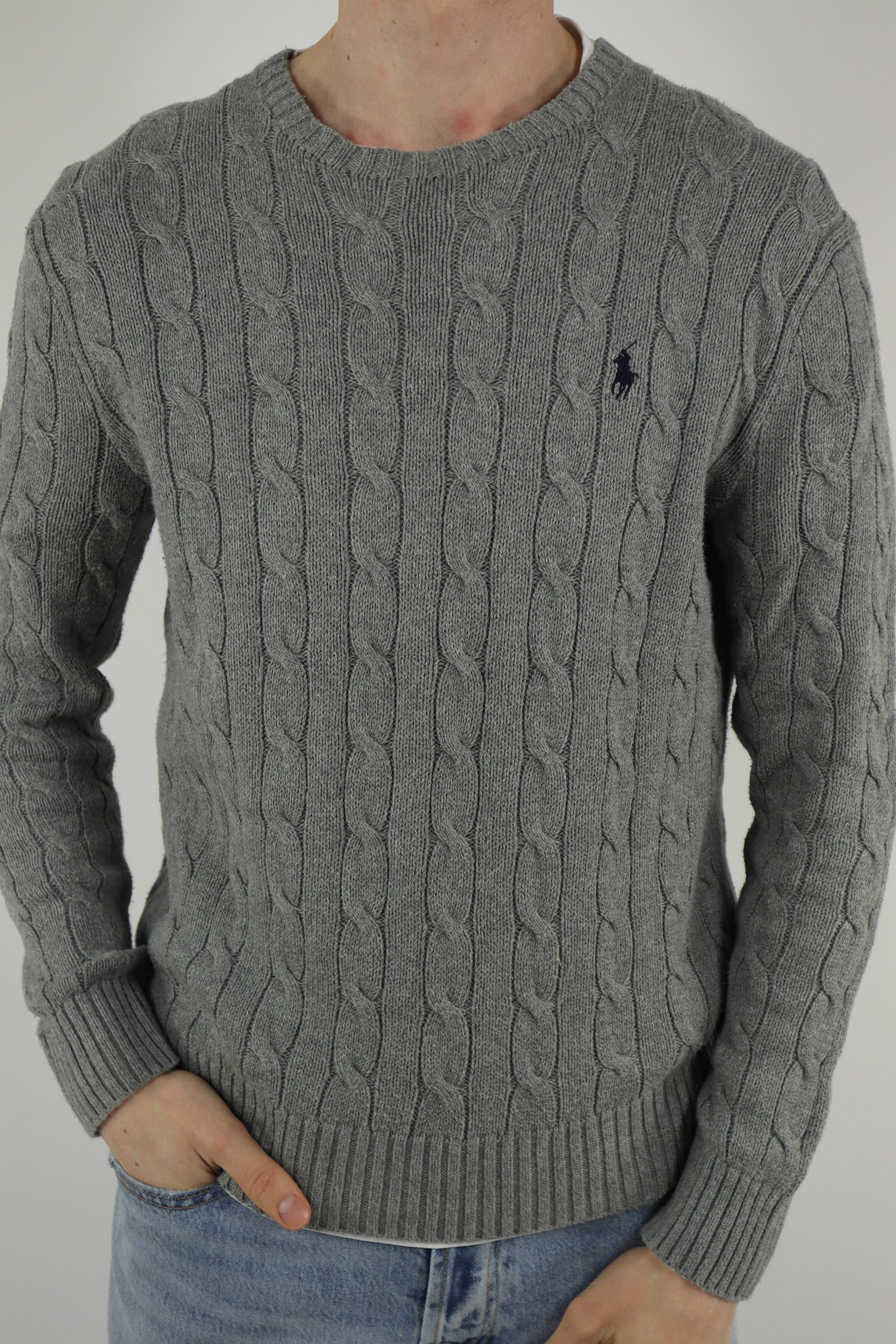 Ralph Lauren kabeltrui - S
