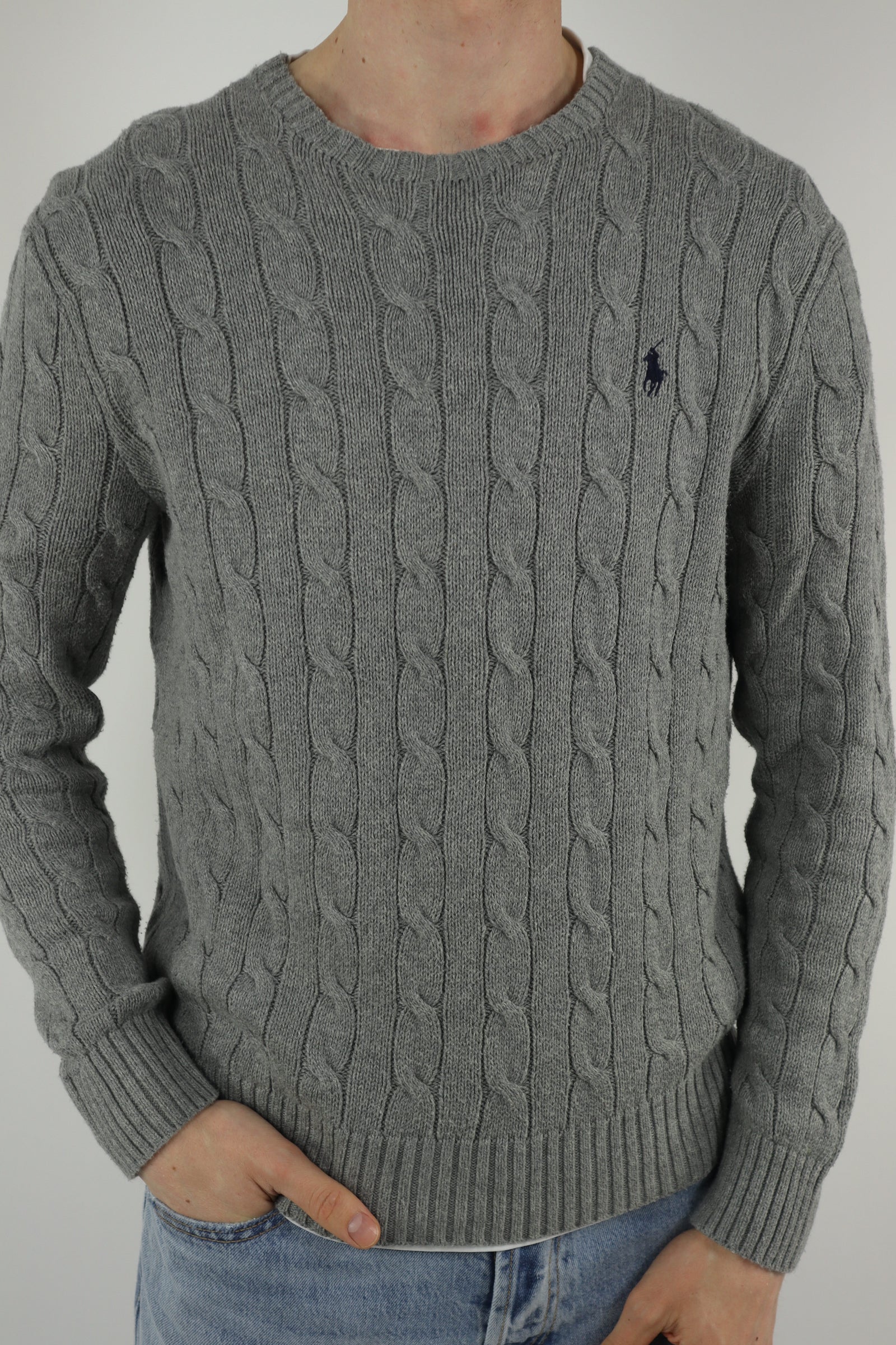 Ralph Lauren kabeltrui - S