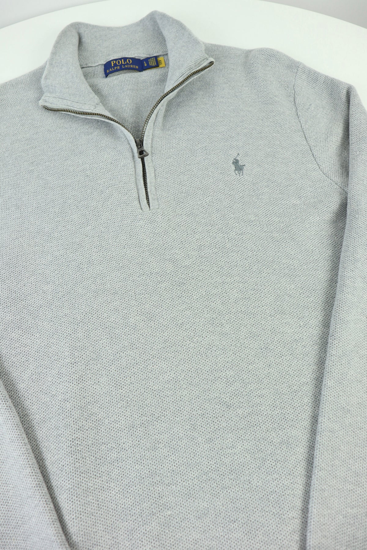 Ralph Lauren trui met kwart rits - L