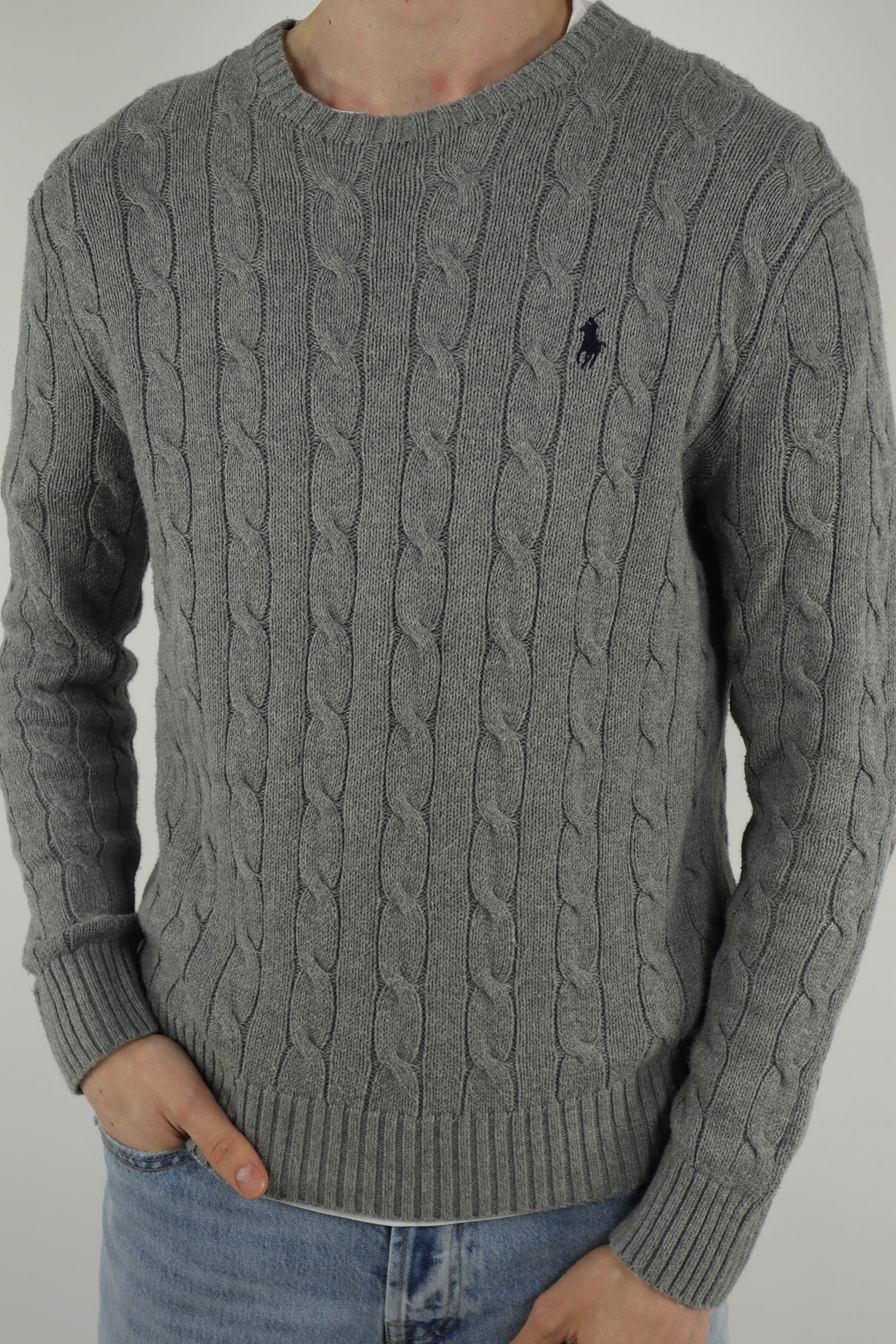 Ralph Lauren kabeltrui - S