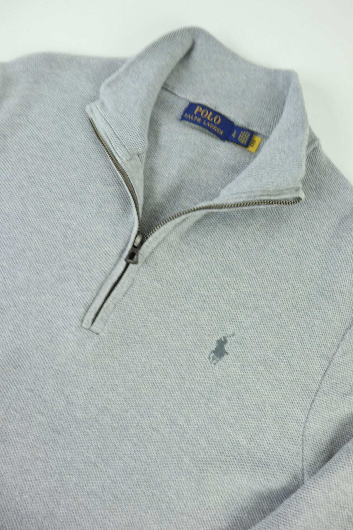Ralph Lauren trui met kwart rits - L
