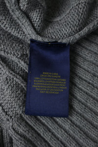 Ralph Lauren kabeltrui met ronde hals - S