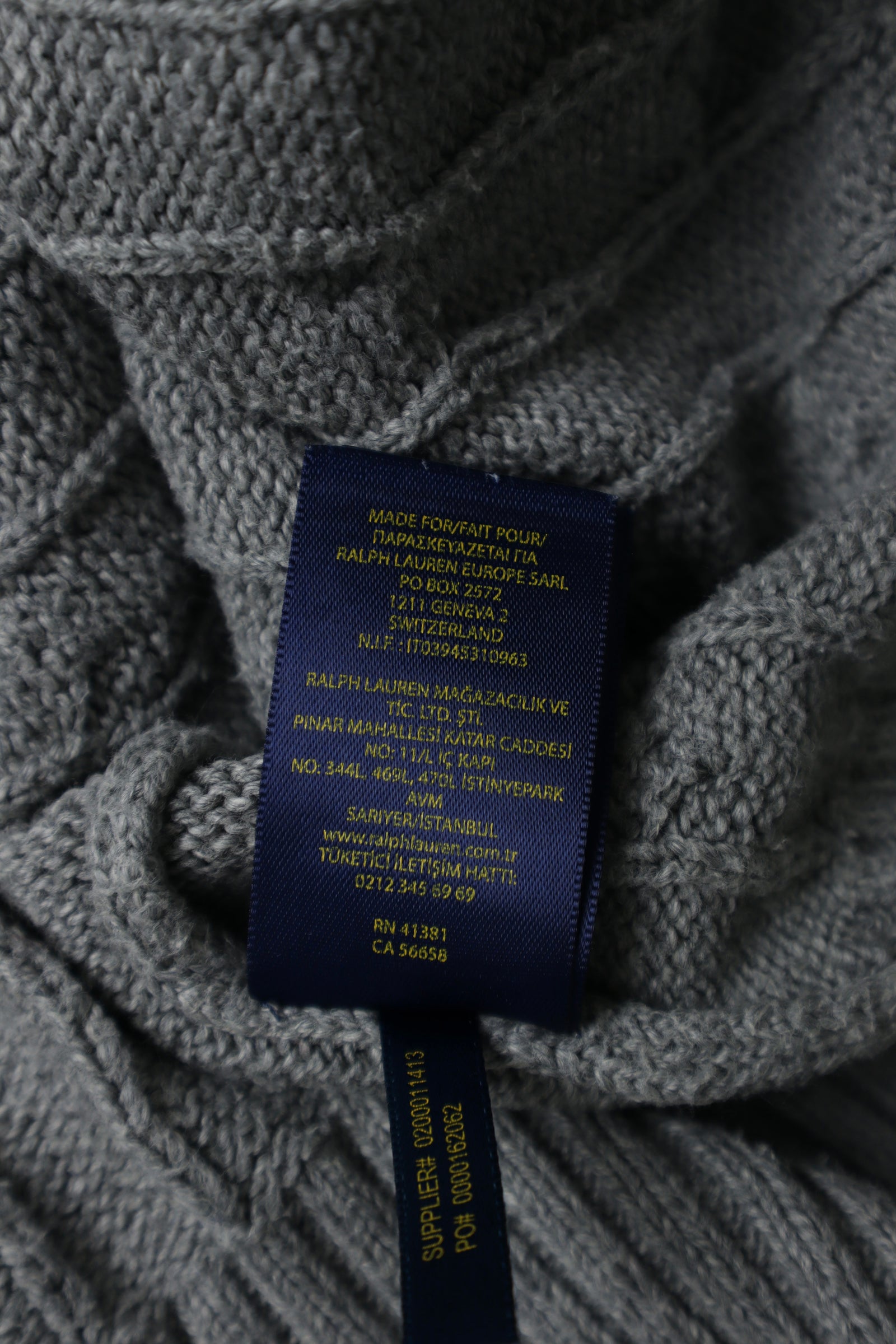 Ralph Lauren kabeltrui - S