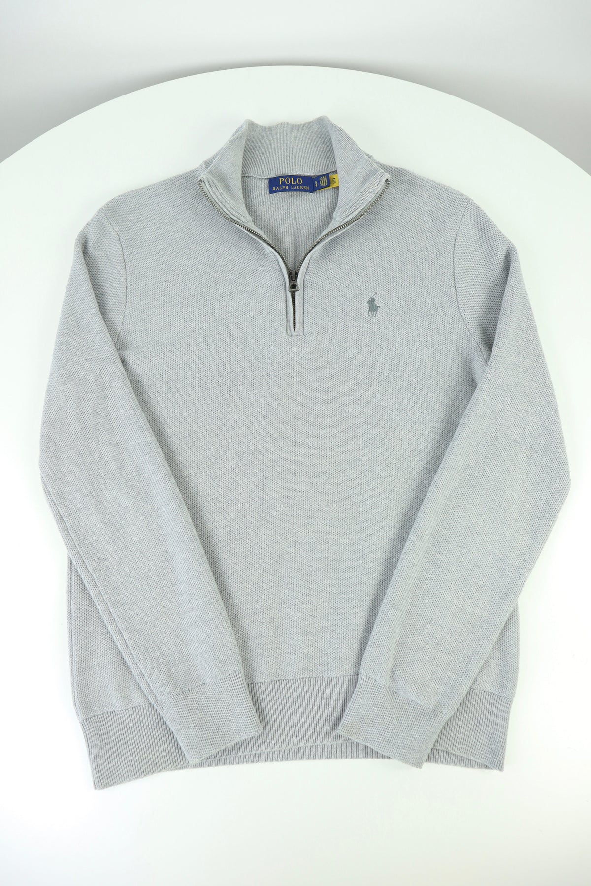 Ralph Lauren trui met kwart rits - S