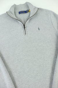 Ralph Lauren trui met kwart rits - S