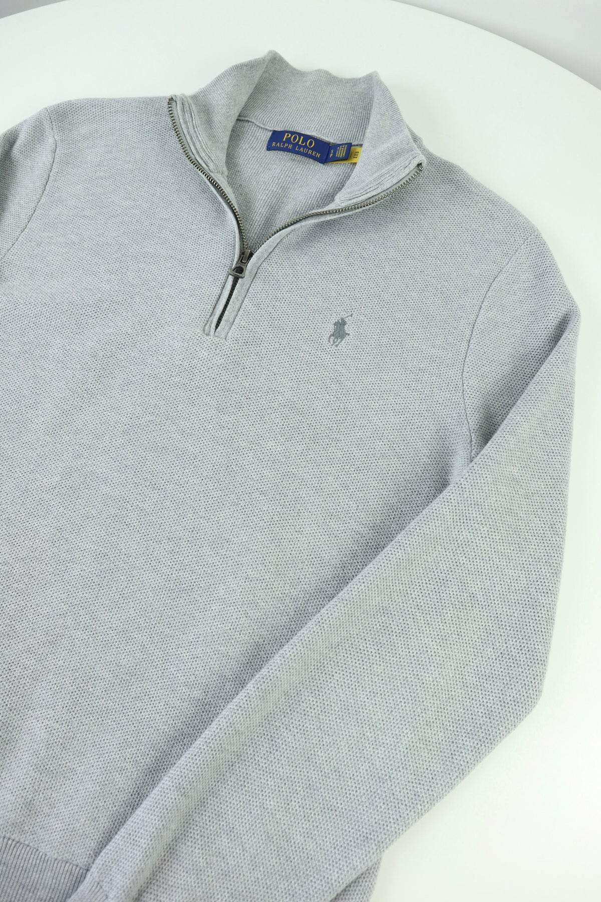 Ralph Lauren trui met kwart rits - S