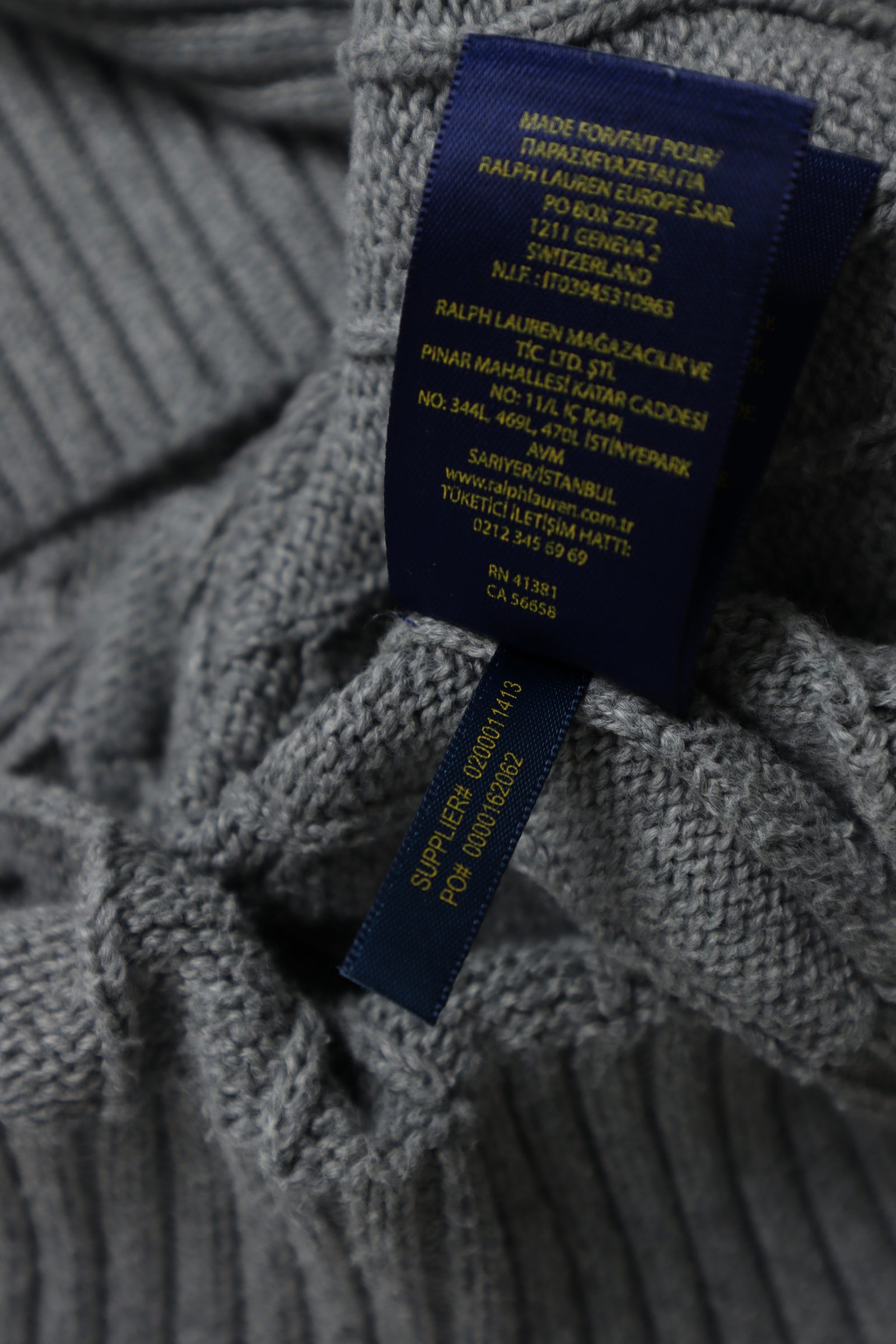 Ralph Lauren kabeltrui - S