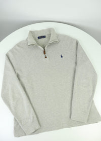 Ralph Lauren trui met kwart rits - M