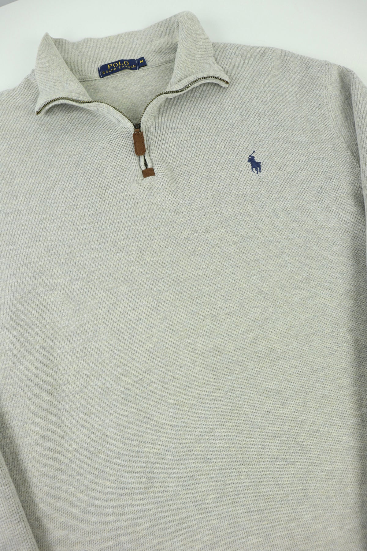 Ralph Lauren trui met kwart rits - M