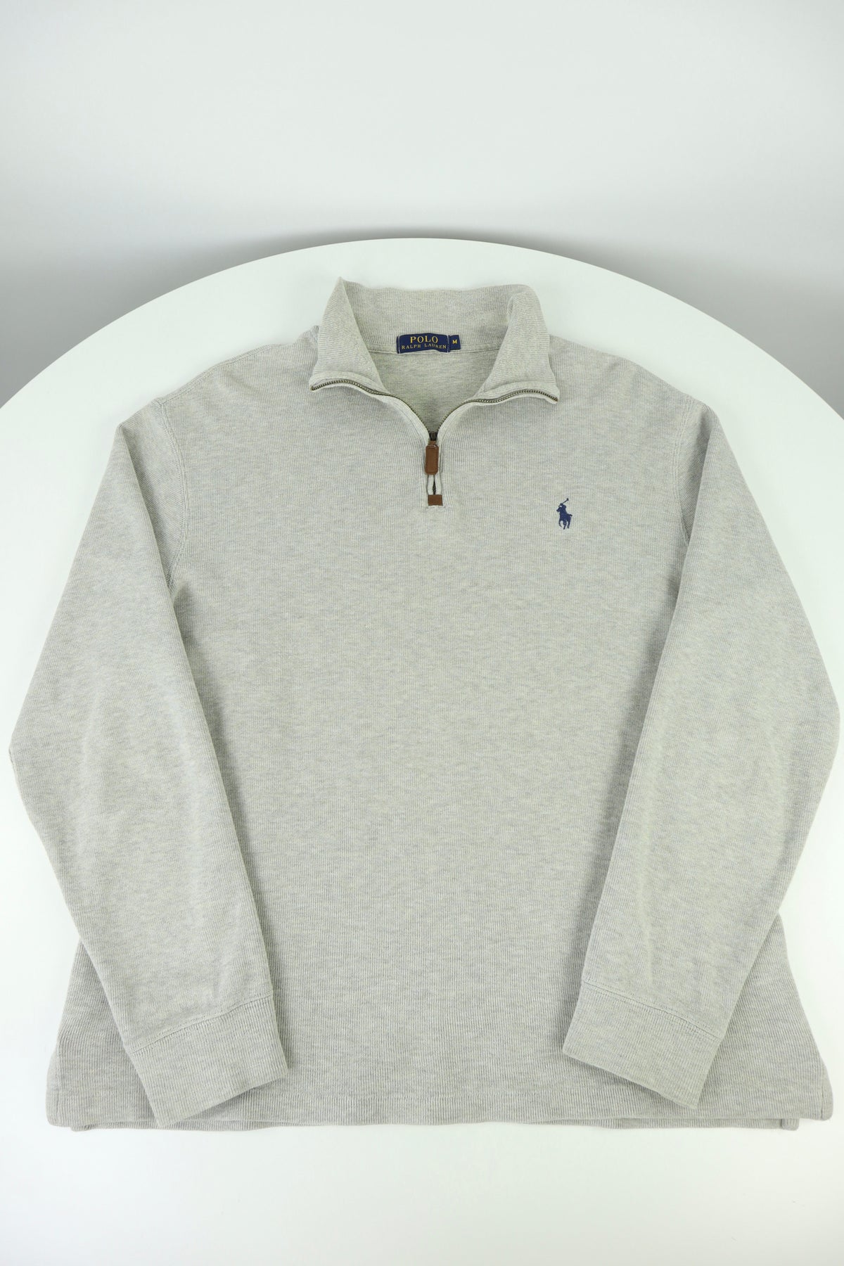 Ralph Lauren trui met kwart rits - M
