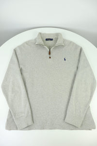 Ralph Lauren trui met kwart rits - M