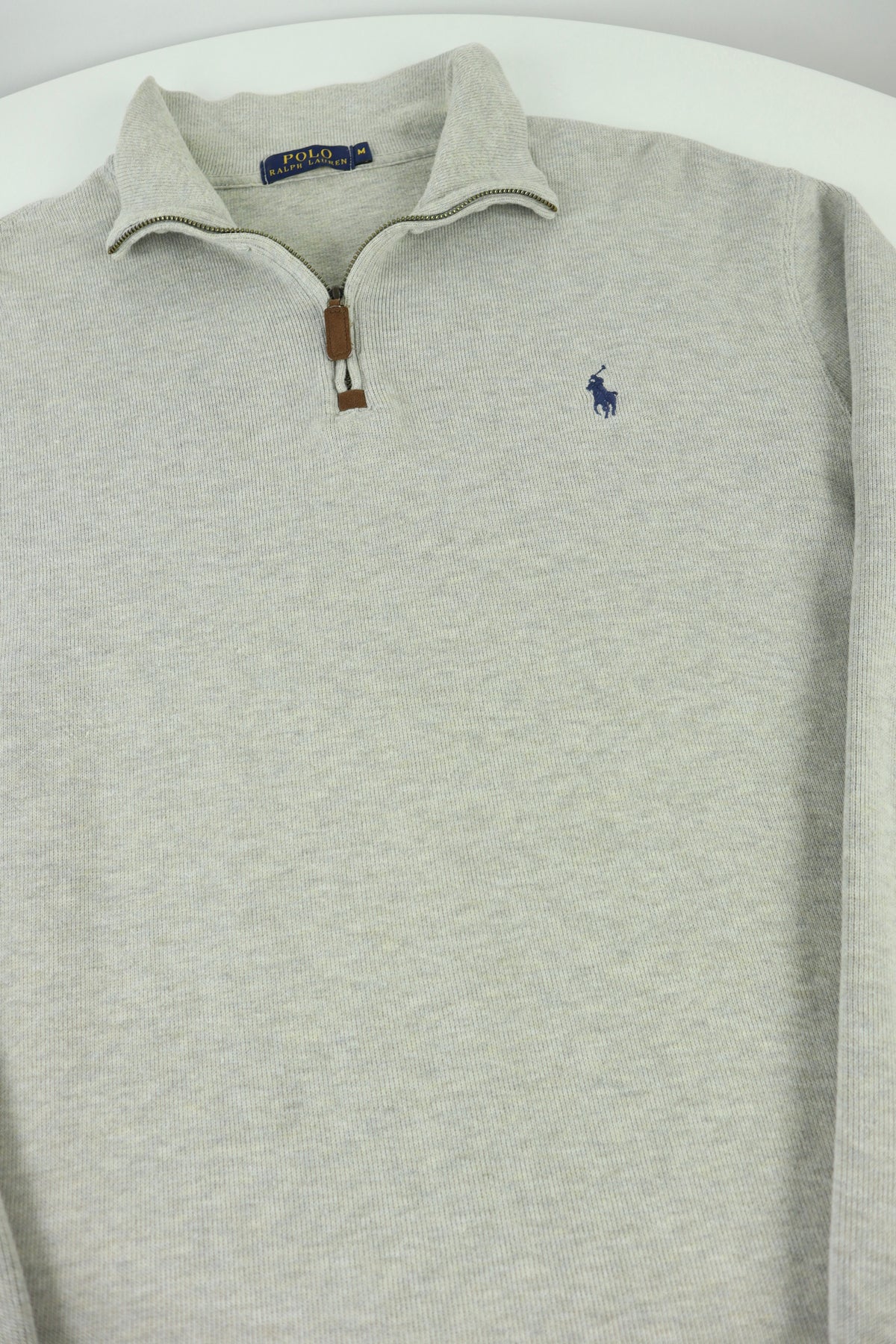 Ralph Lauren trui met kwart rits - M
