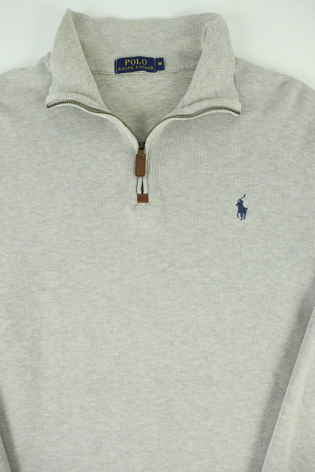 Ralph Lauren trui met kwart rits - M