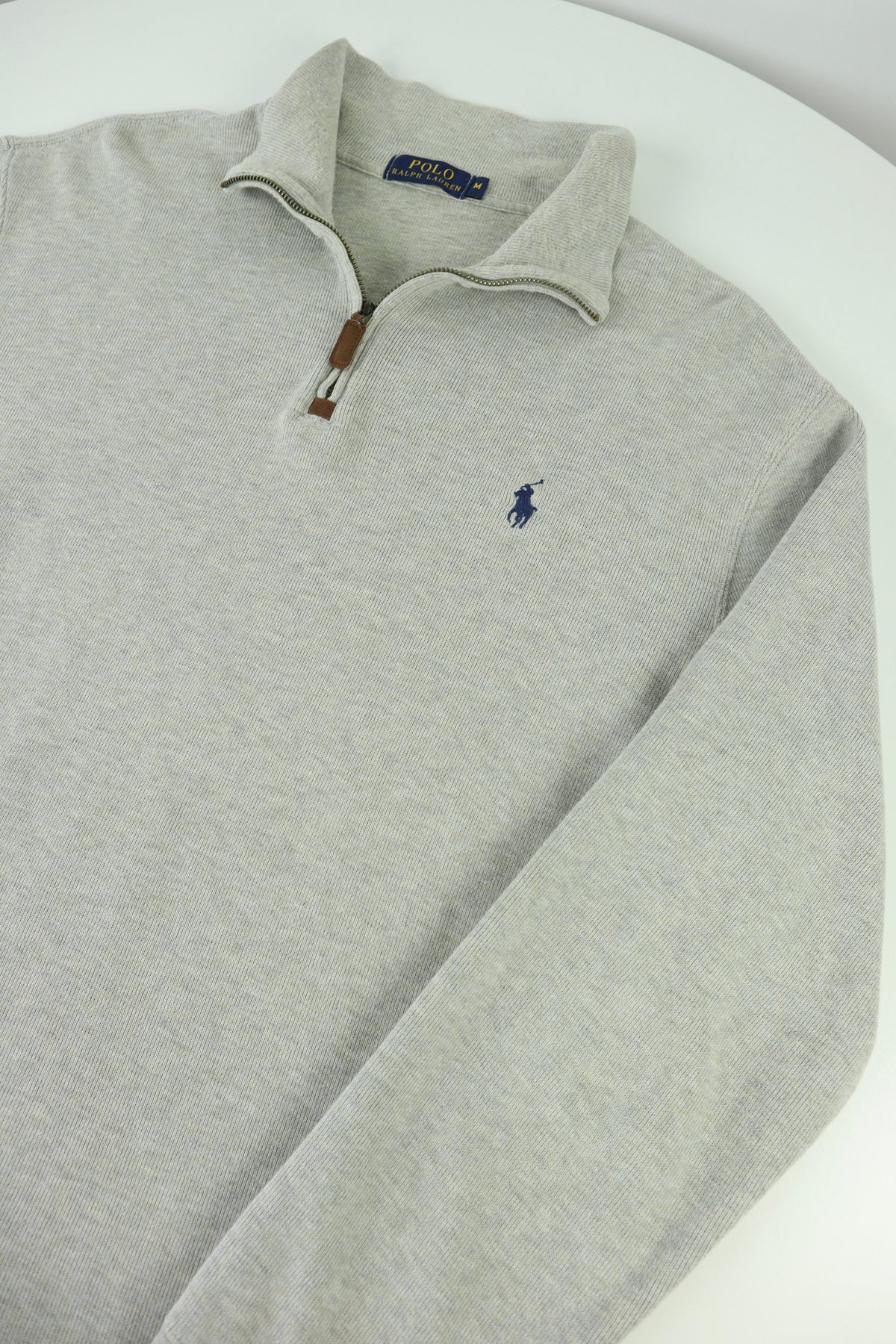 Ralph Lauren trui met kwart rits - M