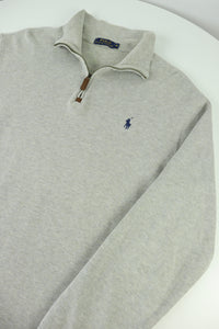 Ralph Lauren trui met kwart rits - M