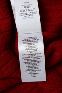 Ralph Lauren kabeltrui met ronde hals - M