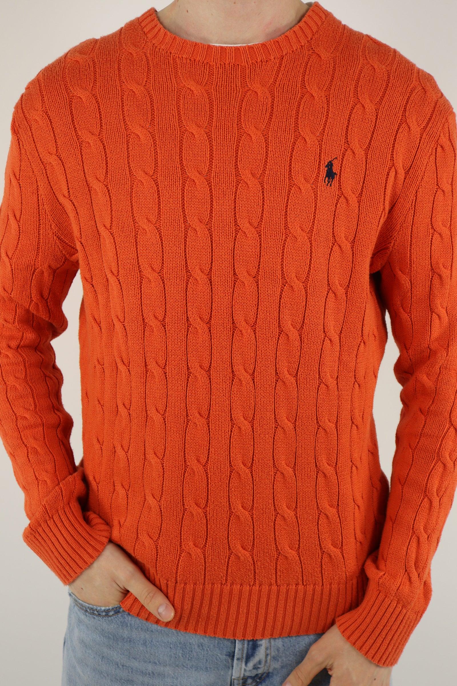 Ralph Lauren kabeltrui - M