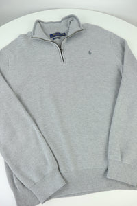 Ralph Lauren trui met kwart rits - L