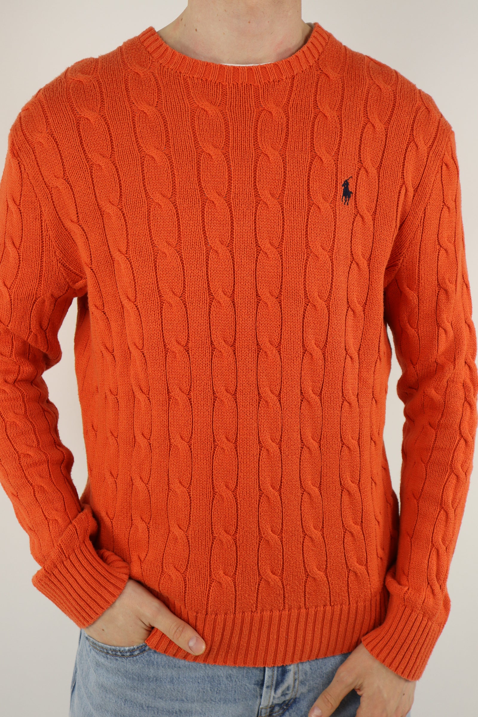 Ralph Lauren kabeltrui - M
