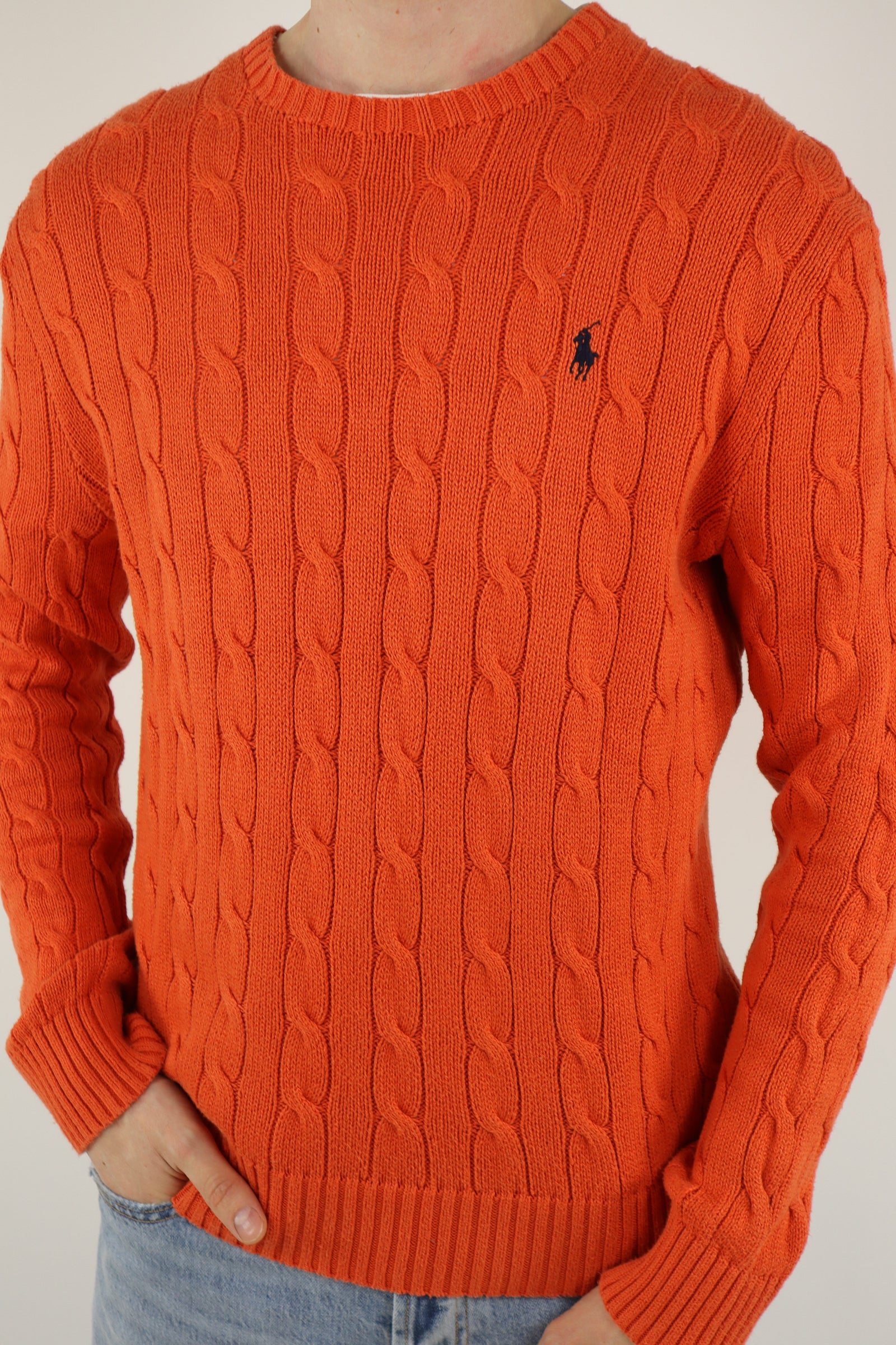Ralph Lauren kabeltrui - M