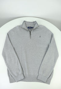 Ralph Lauren trui met kwart rits - L