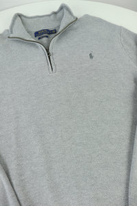 Ralph Lauren trui met kwart rits - L