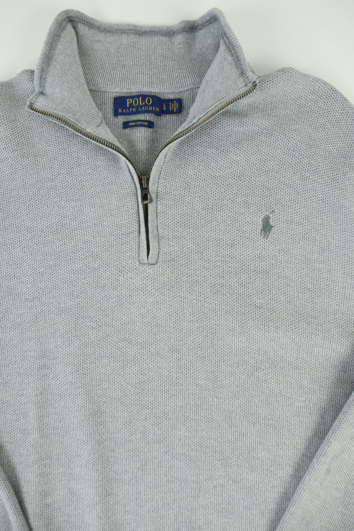 Ralph Lauren trui met kwart rits - L